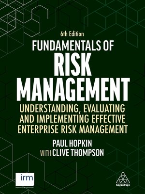 cover image of Fundamentals of Risk Management